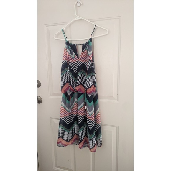 City Triangles Striped Summer Dress, Size Small - Picture 2 of 4